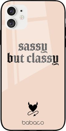 Etui Sassy but classy 001 Babaco Premium Glass Beżowy Producent: Iphone, Model: 11 PRO MAX