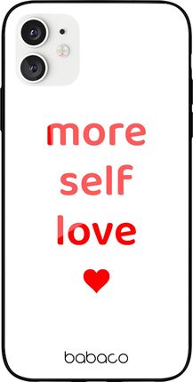 Etui More self love 001 Babaco Premium Glass Biały Producent: Iphone, Model: 11 PRO
