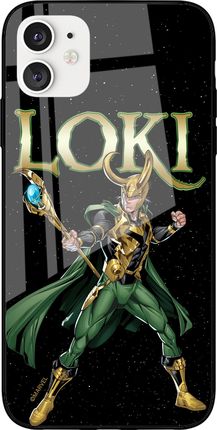 Etui Loki 002 Marvel Premium Glass Czarny Producent: Iphone, Model: XS Max