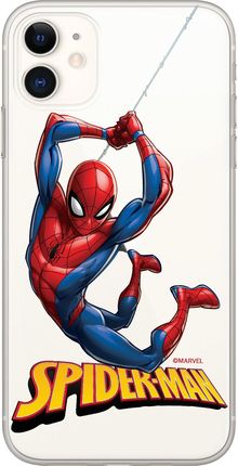 Etui Spider Man 019 Marvel Nadruk częściowy Przeźroczysty Producent: Iphone, Model: 7/ 8/ SE 2