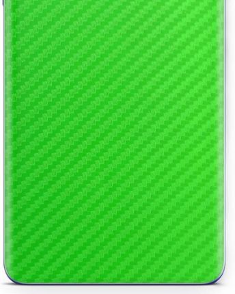 Folia naklejka skórka strukturalna na TYŁ do Sony Xperia E5 -  Carbon Zielony - apgo SKINS