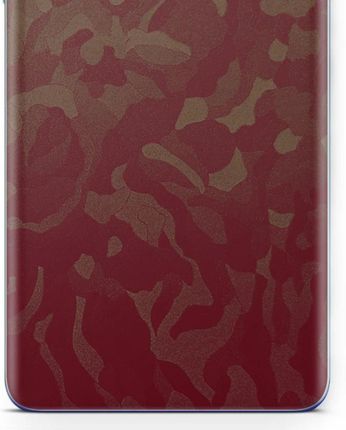 Folia naklejka skórka strukturalna na TYŁ do Asus Zenfone 4 Max ZC520KL -  Moro | Camo Bordowy - apgo SKINS