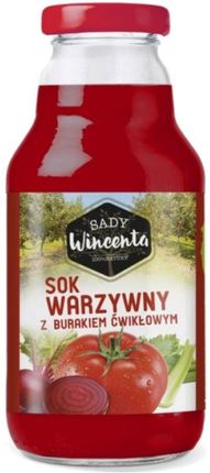 Sady Wincenta Sok Warzywny Naturalnie Mętny Tłoczony 330ml 