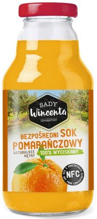 Sady Wincenta Sok 100% Pomarańczowy Naturalnie Mętny Tłoczony Nfc 330ml 