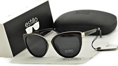 Damskie okulary przeciwsłoneczne polaryzacyjne Kocie EST-10-1 Estillo