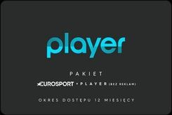 Kod podarunkowy PLAYER + EUROSPORT - 12 miesięcy - Prezenty-przeżycia i atrakcje