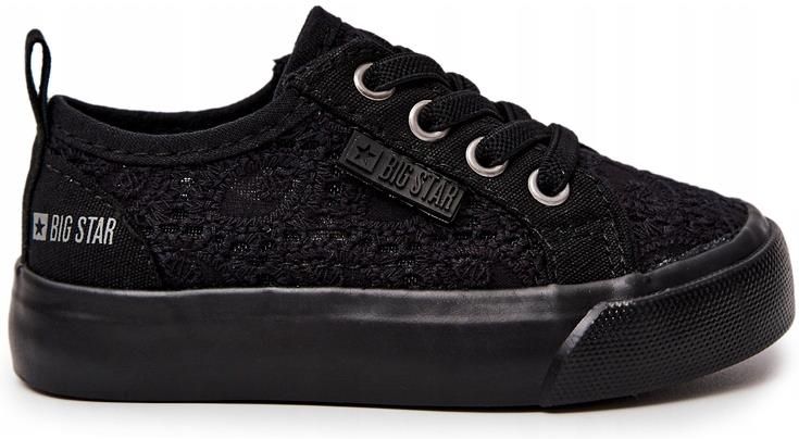 Trampki Ażurowe Big Star JJ374133 Czarne 25 - Ceny i opinie