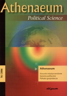 Athenaeum nr 16/2006. Political Science