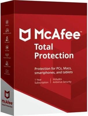 MCAFEE Total Protection 1 URZĄDZENIE 1 ROK Kod aktywacyjny