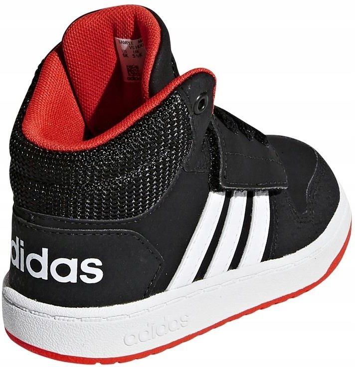 20 Buty Adidas Dziecięce Hoops MID B75945 Rzepy