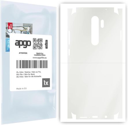 Folia hydrożelowa naklejka MATOWA na TYŁ+BOKI do Xiaomi Redmi Note 8 Pro - apgo hydrogel MATTE