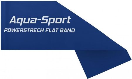 Aqua Sport Powerstrech Taśma Flat Band Niebieski