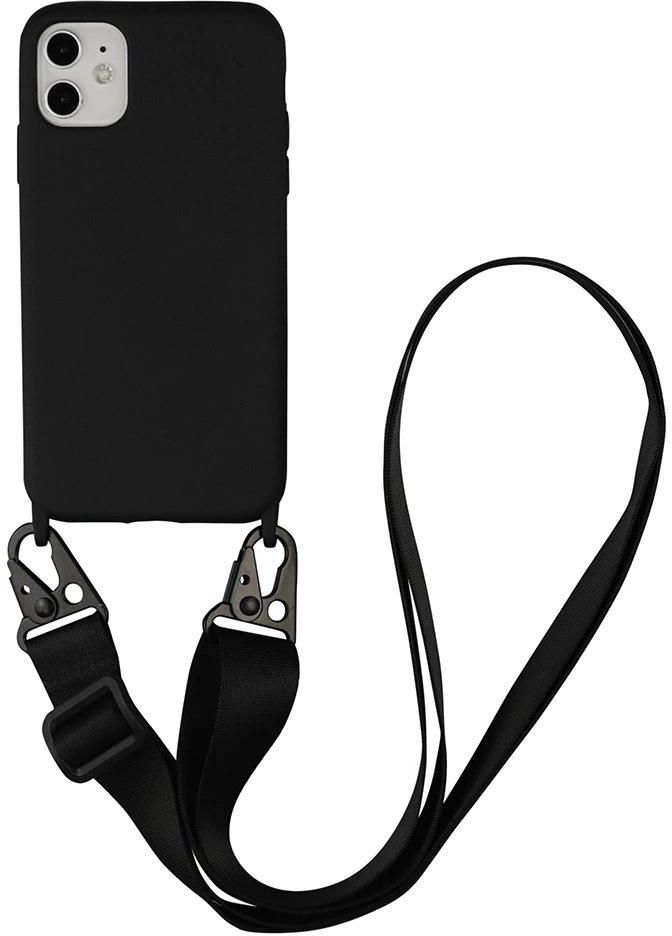 D Pro Crossbody Silicone Case Xl Strap Etui Z Paskiem Do Iphone 13 Pro Max Black Etui Na