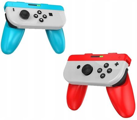 JYS 2x HandGrip Uchwyty Joy-Cony Nintendo Switch Oled Niebieski-Czerwony NS226