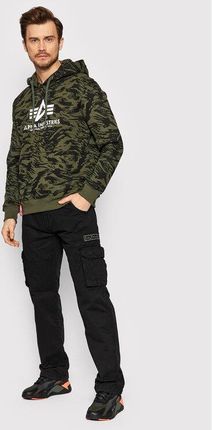 Alpha Industries Spodnie materiałowe Jet 101212 Czarny Straight Fit