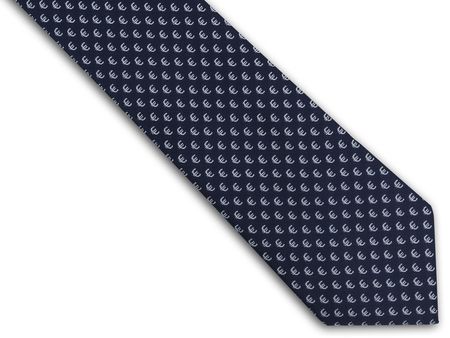 Granatowy krawat męski - Euro C37