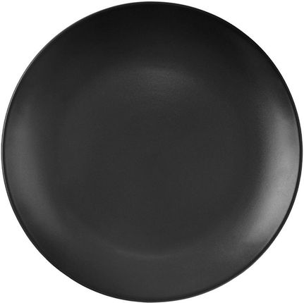 Orion Talerz Obiadowy Płaski Płytki Ceramiczny Czarny Duży Alfa 27,5 Cm