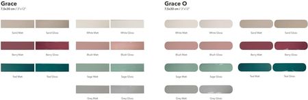 Wow Design 30X7,5Cm Grace O Teal Matt - zdjęcie 4