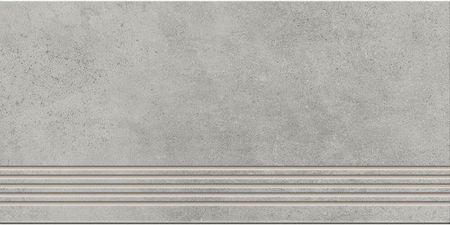 Cer-Art Gres Szkliwiony Stopnica Road Line Light Grey 29,8X59,8