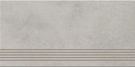 Cer-Art Gres Szkliwiony Stopnica Concrete Dust Light Grey Mat 29,8X59,8