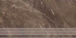 Zdjęcie Cer-Art Gres Szkliwiony Stopnica Arigato Brown Mat 29,7x59,8 - Witnica