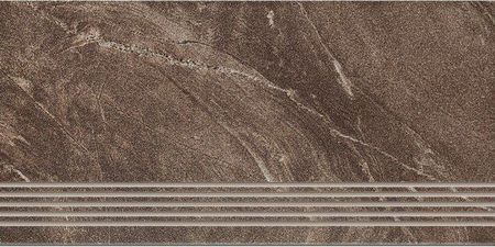 Cer-Art Gres Szkliwiony Stopnica Arigato Brown Mat 29,7X59,8
