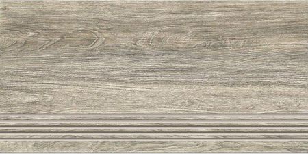 Cer-Art Gres Szkliwiony Stopnica Essential Wood Grey Mat 29,7X59,8