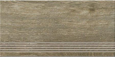 Cer-Art Gres Szkliwiony Stopnica Wooden Soul Brown Mat 29,7X59,8