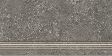 Cer-Art Gres Szkliwiony Stopnica Huston Graphite Mat 29,8X59,8
