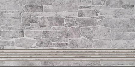 Cer-Art Gres Szkliwiony Stopnica Kamet Grey Mat 29,8X59,8