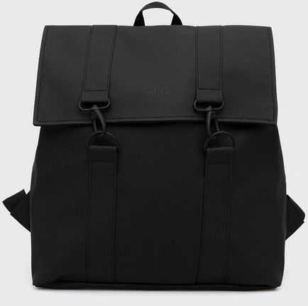 Rains plecak 12130 MSN Bag kolor czarny duży gładki