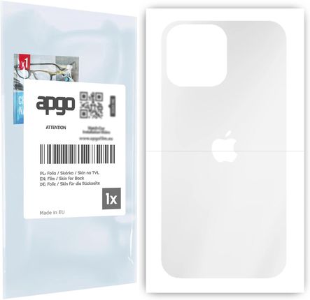 Folia hydrożelowa naklejka przezroczysta na TYŁ do Apple iPhone 13 Pro Max - apgo hydrogel TPU
