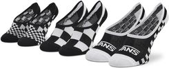 Vans Zestaw 3 par stopek damskich Classic Check VN0A5L6T4481 Czarny