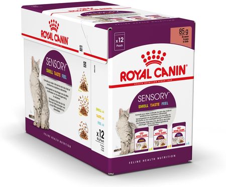 CANIN SENSORY 85g 12パック×3箱、バラ8 Karma Royal Canin Sensory Multipack Smell, Taste, Feel, w