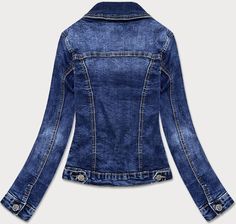 KURTKA DAMSKA JEANSOWA DENIM Z PRZETARCIAMI GRANATOWA (GD6338) - Ceny i  opinie - Ceneo.pl