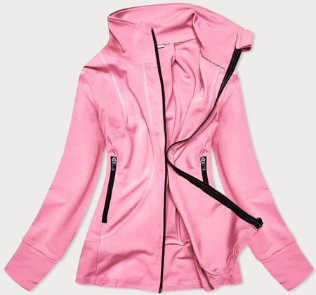 DAMSKA BLUZA ZE STÓJKĄ JASNY RÓŻ (HD150-25)