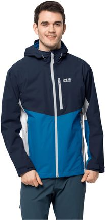 Vêtements de randonnée Jack Wolfskin, Veste de randonnée JACK WOLFSKIN  Eagle Peak Jacket Blue Pacific pour Homme