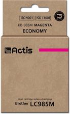 ACTIS TUSZ KB-985M (ZAMIENNIK BROTHER LC985M; STANDARD; 19,5 ML; CZERWONY)