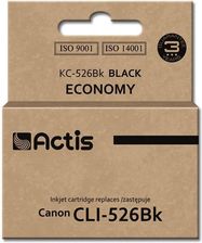 ACTIS TUSZ KC-526BK (ZAMIENNIK CANON CLI-526BK; STANDARD; 10 ML; CZARNY)