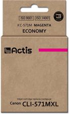 ACTIS TUSZ KC-571M (ZAMIENNIK CANON CLI-571M; STANDARD; 12 ML; CZERWONY)