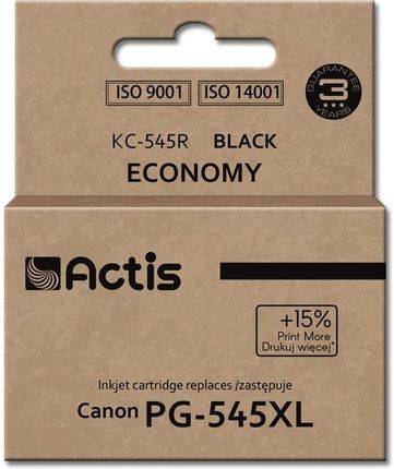 ACTIS TUSZ KC-545R (ZAMIENNIK CANON PG-545XL; STANDARD; 15 ML; CZARNY)