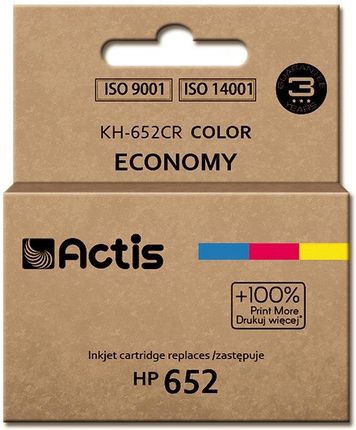ACTIS TUSZ KH-652CR (ZAMIENNIK HP 652 F6V24AE; STANDARD; 15 ML; KOLOR)
