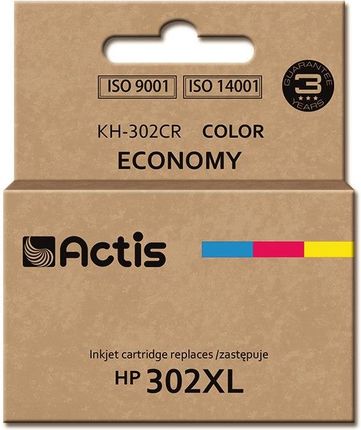 ACTIS TUSZ KH-302CR (ZAMIENNIK HP 302XL F6U67AE; PREMIUM; 21 ML; KOLOR)