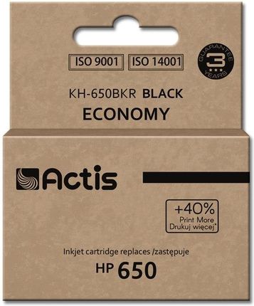 ACTIS TUSZ KH-650BKR (ZAMIENNIK HP 650 CZ101AE; STANDARD; 15 ML; CZARNY)