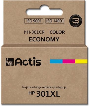 ACTIS TUSZ KH-301CR (ZAMIENNIK HP 301XL CH564EE; STANDARD; 21 ML; KOLOR)