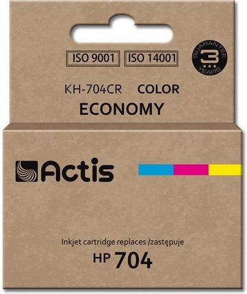 ACTIS TUSZ KH-704CR (ZAMIENNIK HP 704 CN693AE; STANDARD; 9 ML; KOLOR)