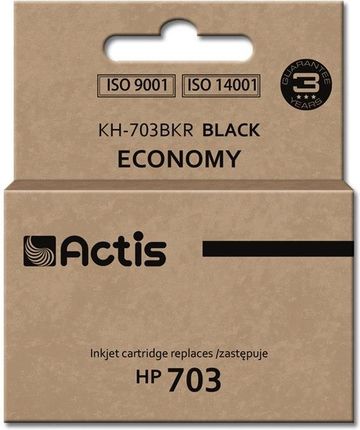 ACTIS TUSZ KH-703BKR (ZAMIENNIK HP 703 CD887AE; STANDARD; 15 ML; CZARNY)