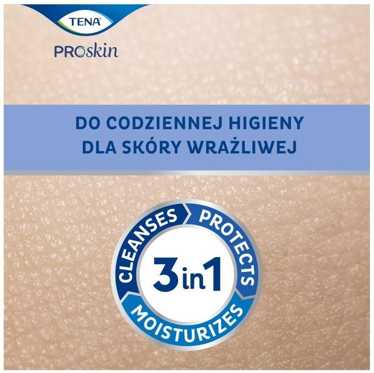 TENA Wet Wipes Proskin Chusteczki Oczyszczające 3W1 2x48szt