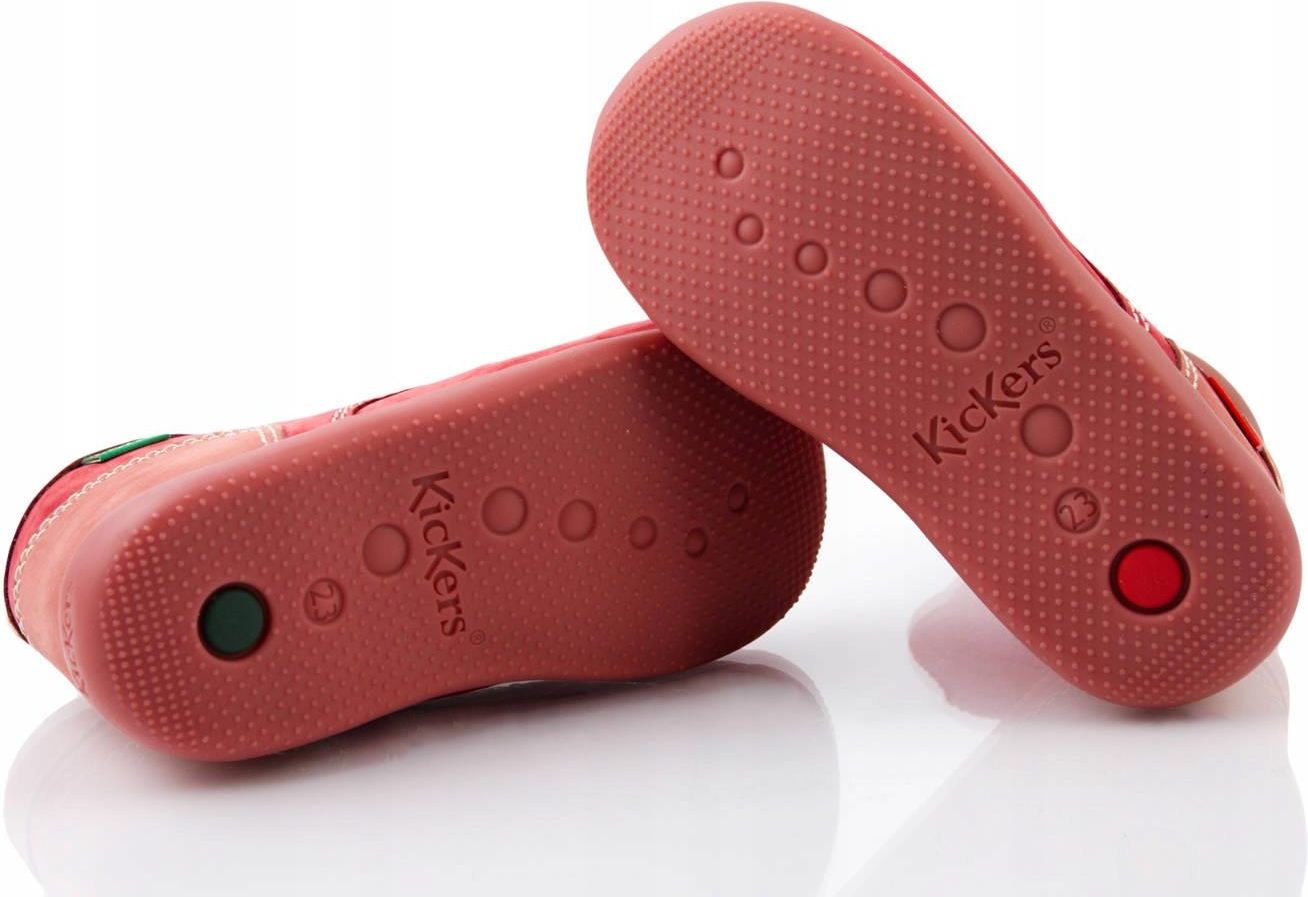 Kickers Bonbon-2 – Botas Unisex Bebé (Cuero, Cierre De Velcro, Suela De Goma)