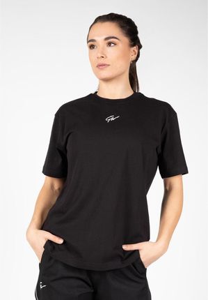 GORILLA WEAR Bixby Oversized T-shirt - czarna luźna koszulka - Czarny
